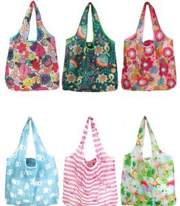 Wholesale Reusable Big Grocery Shopping Bags with Pouch Foldable Large Capacity Cloth Tote Durable and Machine Washable