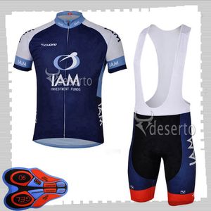 Pro team IAM Cycling Short Sleeves jersey (bib) shorts set Mens Summer Traspirante Abbigliamento da bicicletta da strada MTB Bike Outfit Uniforme sportiva Y21041519