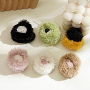 Wholesale small bang resale online - 3D Cartoon Animal Hair Clip Cute Sweet Plush Small Hair Claw Korean Style Simple Fashion Bangs Barrettes Hair Accessories