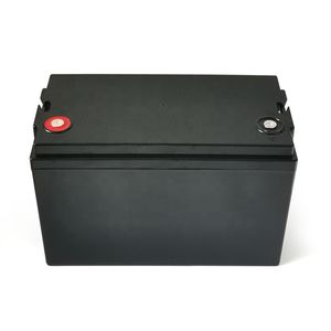 Scatole di stoccaggio per batterie Custodia per batterie agli ioni di litio con potenza a ciclo profondo 12V 100ah per camper/sistema solare/yacht/carrelli da golf e auto