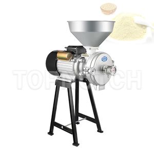 Commercial Grain Grinding Machine Flour Milling Maker Wet Dry Cereals Grinder 1.5Kw