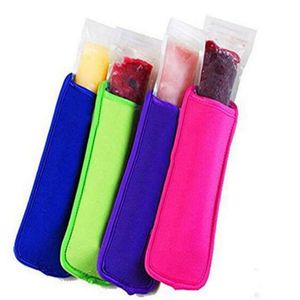 Party Favo Popsicle Holders Pop Ice Sleeves Freezer Pop Holders 8x16cm per biscotti da cucina estivi per bambini