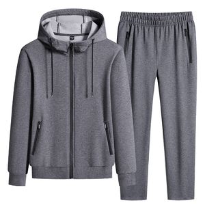 Designer Tracksuit Men Sportswear Sets Spring Autumn Clothing Hooded Suit Male 2 Pieces Sweatshirt + Sweatpants Big Size 7XL 8X