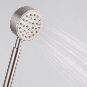 accessori per rubinetti gadget da bagno in acciaio inossidabile Soffione doccia Getto girevole a pioggia