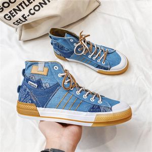 2021 Designer Running Skor För Män Ljus Deep Blue Fashion Mens Trainers Högkvalitativa Utomhus Sport Sneakers Storlek 39-44 Wo