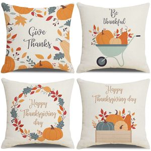 Mode Höst Fall Thanksgiving Pillow Cases Carnival för att kartlägga linne Pillowcases Anpassad Amazon Blast Hemtyger Gör logotyp Kuddsäck