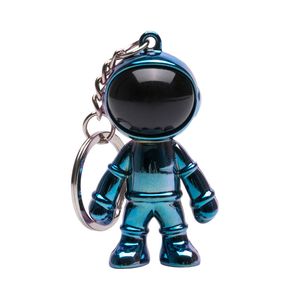 Bomboniera portachiavi astronauta Blue Trend personalità ciondolo auto tridimensionale creativo accessori per borsa collana uomo e donna