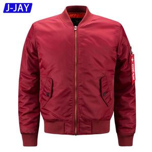 J Jay Brand Brand Bevaribed Design Весна и осень мужская бомбардировщик Высококачественные повседневные спортивные бейсбольные однородные куртки