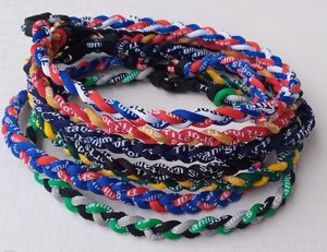 Jewelry chokers Pendants triple tornado necklaces baseball SPORTS football softball new twist weaves necklaces