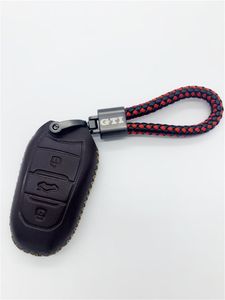 Wholesale vw golf gti keys for sale - Group buy Keychains Multi Color Fashion Metal Leather Car Styling Keychain Business Gift Auto Key Accessories For VW Golf Gti Personality