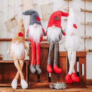 Party levererar jul prydnad plysch skog stående posera dockor nordisk kreativ gammal man docka gåva