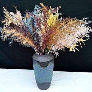 Dekorative Blumen Kränze künstliche Blume 5-Klaws Albizia, Einzelzweiglänge 107 cm, Home Dekoration Vase Arrangement, Garten falsches Kleid