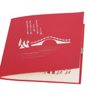 2022 Neue Grußkarten Hochzeit Geburtstagsfeier Favors Geburtstags-Party-Dekorationen Pop-Up CGreeting-Karte mit Umschlag