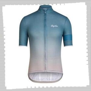 Pro Team Rapha Ciclismo Jersey Mens Verão Quick Seco Seco Uniforme Mountain Bike Bike Camisas Estrada Bicicleta Tops Corrida Roupas Ao Ar Livre Sportswear Y21041388