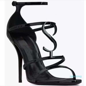 الكلاسيكية النساء أحذية الكعوب الصنادل الأزياء شاطئ سميكة أسفل اللباس حذاء الأبجدية سيدة صندل الجلود عالية الكعب الإنارة 8565