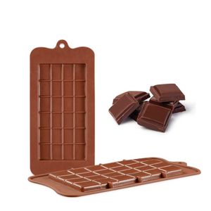 100 pcs 24 grade quadrado molde de chocolate molde de silicone sobremesa bloco de bloco de gelo bolo de silicone candy açúcar padeiro