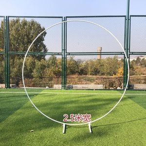 Decorazione per feste Metal Wedding Arch Round Balloon Sfondo Fiore Frame di compleanno Baby Shower Circle Stand