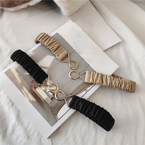 Womens Belt Elastic Designer Belts Girdle Waist Waistband Brand Dress Fashion Leather Fashion Golden Pin Buckle Luxury Habbly