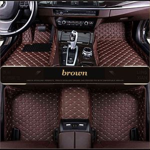 Custom car mats for Hyundai santa fe ix25 solaris ix35 accent veloster sonata elantra tucson Genesis Veracruz i30 H220415