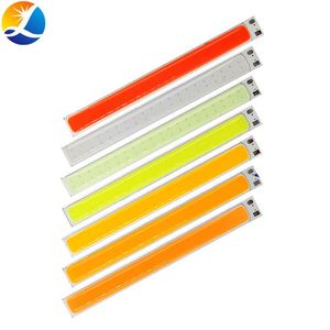 Orange Led Light Strips toptan satış-Ampuller mm LED COB Şerit W V Açık Sarı Turuncu Mor Pembe Soğuk Mavi Yeşil Kırmızı Renk Ampul Araba Işıkları Için