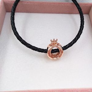 kit per la creazione di gioielli alla moda corona di rose charms designer pandora argento 925 braccialetti d'oro per le ragazze donne uomini catena distanziatore rosario perline collana cattolica ciondolo braccialetto