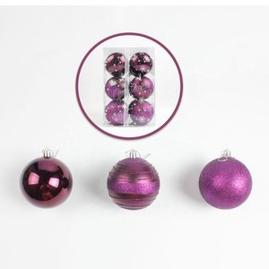Party Decoration 12pcs Set Glitter Christmas Baubles Xmas Tree Ornament Hanging Ball Decor Gift