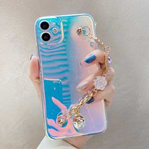 Laserowa Bransoletka Łańcuch Wyczyść skrzynki na telefon dla ONE Plus Nord CE N10 Pokrywa przypadku dla OnePlus 9 Pro 9R Soft TPU Shell