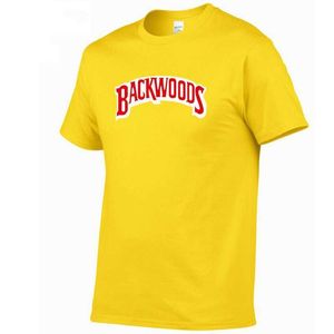 Backwoods T Shirts 2021 Helt nya män Kortärmad bomull T-tröja Mode Street Hip Hop Rock Streetwear Men Swag T Shirt X0804