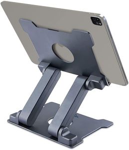 Tablet Stand, Kabcon Justerbara aluminium tabletter (7-13,5 tum) Hållare för iPad Pro, Surface Pro Surface Pro 3 4, Fird HD 10, Samsung Galaxy Tab E, ASUS transformator -space grå