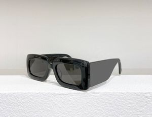 Vierkante oversize zonnebril glanzende zwarte donkergrijze rook dikke omrande hoekige grote frame grote zonnebril voor vrouwen mannen UV tinten met doos