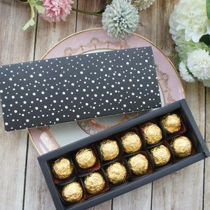 Wholesale chocolate packs resale online - Gift Wrap x24 x3 CM Snow In Night Style Set Chocolate Candy Candle Paper Box Valentine s Day Christmas Birthday Gifts Pack