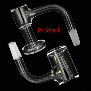 Fully Weld Quartz Banger 2.5mm Smoking Accessories Terp Slurper Beveled Edge Domeless Bangers Nails 14mm 10mm Male Female For Dab Tools FWQB012