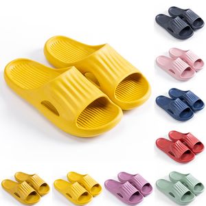 Slipare glider sko män kvinnor sandal plattform sneakers mens kvinnor röda svart vita gula glidsandaler tränare utomhus inomhus tofflor storlek 16 s s 81