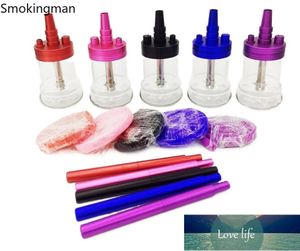 Nuovo stile portatile da viaggio Narghilè Shisha Set con Tote Bag Chicha Narguiles Narghilè Tubo dell'acqua in silicone Accessori per narghilè