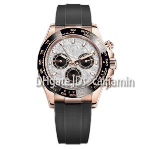 Caijiamin-2021 Montre de Luxe U1 Factory Quality Mens Watches Colutful Watch Rubber Strap Sport Waterproof Wristwatch