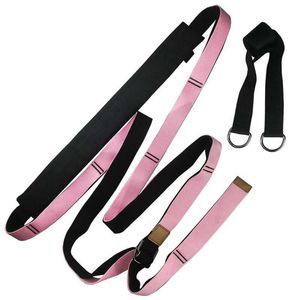 Yoga fitness alongamento alça de volta bend assistência melhorar a cintura da perna flexibilidade de volta para reabilitação pilates ballet dança divide t8nc h1026