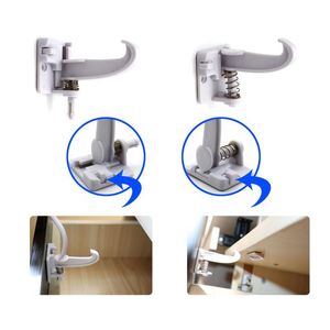 Pack Cabinet Locks Child Safety Latches Quick And Easy Adhesive Baby Proofing Cabinets Lock Drawers Latch Carriers Slings Backpacks