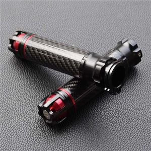 7/8 "22mm carbon fiber Motorcycle Handle Handlebar Hand Bar Grip