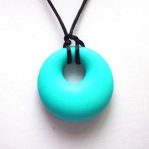 Подвесные ожерелья Chenkai 5pcs BPA Бесплатное силиконовое ожерелье для круглого подрегиба