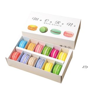 Pralinen Kekse Cupcake Boxen Macarone Kuchen Keks Verpackung Geschenkhüllen Lebensmittelaufbewahrung Party Süßigkeitenbehälter 20 * 11 * 5 cm LLA10680