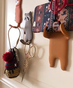 Portaoggetti per la casa Magnete per cartoni animati Gancio Coda di gatto Decorazione cometa per frigorifero Adesivi magnetici per frigorifero carini Adesivo magnetico regalo