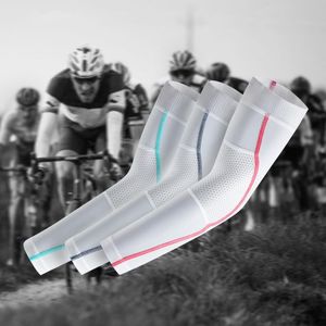 Santic Manicotti da ciclismo Cool Feeling Anti-UV Protettivo Sport all'aria aperta Basket Baseball Maniche Asia S-XL 7C08019G Ginocchiere per gomiti