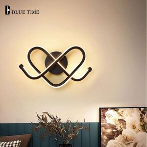 Led Wand Licht Moderne Kleine Indoor Hause Lampe Schlafzimmer Nacht Wohnzimmer Esszimmer Dekoration Lampen Schwarz Rahmen