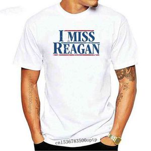 2020 Tryckta män t-shirt Bomull Kortärmad Jag Miss Reagan T-shirt Kvinnor Tshirt G1217
