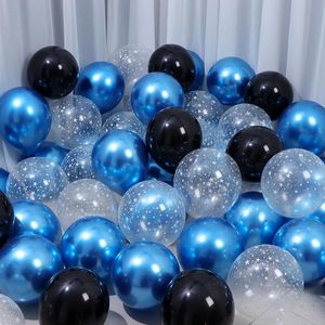 Party Decoration 30pcs 10inch Multicolor Metallic Latex Balloons Five Pointed Star Balloon Gold Blue Color Globos Wedding Birthday Supplies