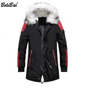 Homens Marca Quente Parka Inverno Macho Espessamento Casual Casual Roupas Casacos Homens Parka Casaco