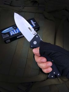 New Arrival COLD STEEL AD-10 AD10 Folding Knife Camping Outdoor Self Defense Rescue Survival hunting Pocket Knives Xmas gift