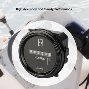 TIMERS Digital Round Counters For Generators Motors Boat Meter Timing AC/DC10-60V AC220-240V Counter Hour Mechanical Timer