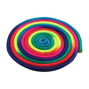 Jump Ropes Colorful Gymnastics Rope Aerobics Hopping Gradient Rhythmic Arts Hopping för sportträning