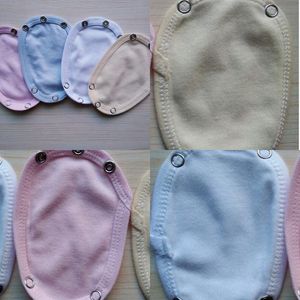 4pcs / set Lovely Baby Boys Girls Kids Jumpsuit Diaper Lengthen Extender Extension Solid Soft Bodysuit 2737 Y2
